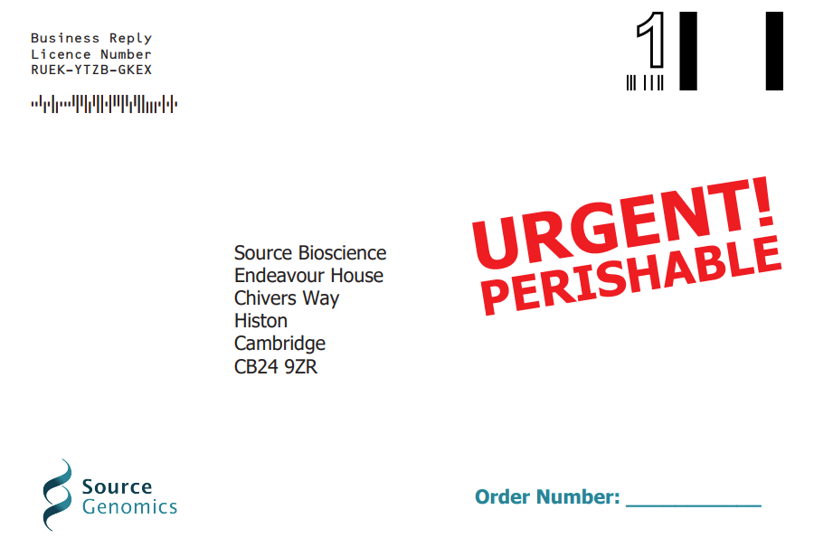 Genomics Freepost Label