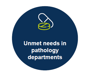 Unmet needs in pathology departments
